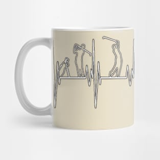 Heart Beats For Golf Mug